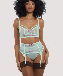 Felicity Hayward X PP Self Love Mint Suspender Belt