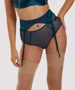 Felicity Hayward X PP Suspenders Firenza Strappy Teal Suspender 19 Felicity Hayward X PP Suspenders Firenza Strappy Teal Suspender