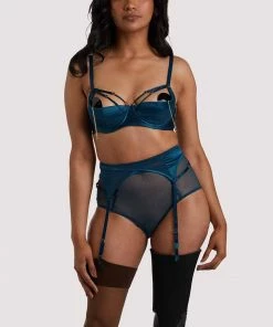 Felicity Hayward X PP Suspenders Firenza Strappy Teal Suspender 28 Felicity Hayward X PP Suspenders Firenza Strappy Teal Suspender