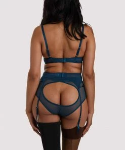 Felicity Hayward X PP Suspenders Firenza Strappy Teal Suspender 29 Felicity Hayward X PP Suspenders Firenza Strappy Teal Suspender