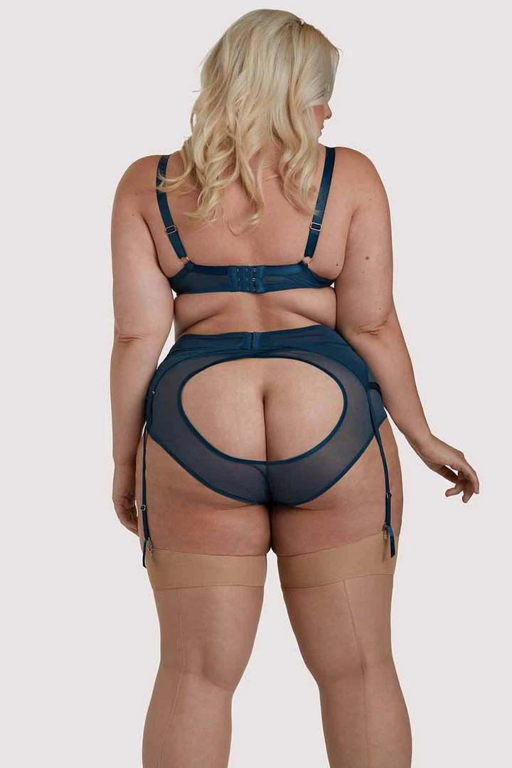 Felicity Hayward X PP Suspenders Firenza Strappy Teal Suspender 9 Felicity Hayward X PP Suspenders Firenza Strappy Teal Suspender