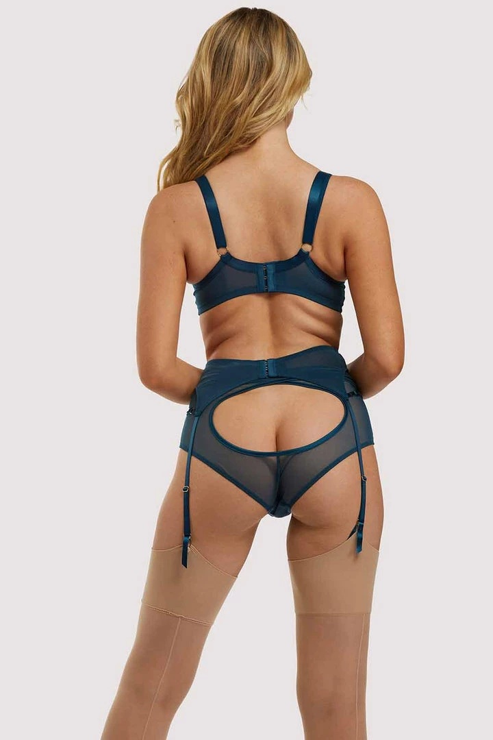 Felicity Hayward X PP Suspenders Firenza Strappy Teal Suspender 12 Felicity Hayward X PP Suspenders Firenza Strappy Teal Suspender