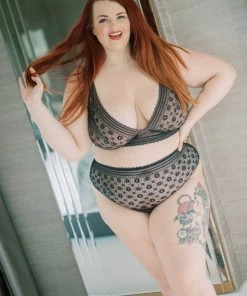 FFFB X Playful Promises Bras Maia Black Lace Bralette