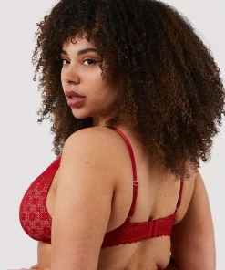 FFFB X Playful Promises Maia Red Lace Bralette
