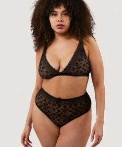 FFFB X Playful Promises Fuller Figure Fuller Bust X Playful Promises Maia Black High Waisted Lace Thong 20 FFFB X Playful Promises Fuller Figure Fuller Bust X Playful Promises Maia Black High Waisted Lace Thong