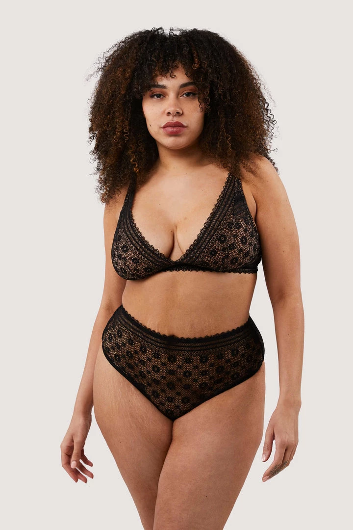 FFFB X Playful Promises Fuller Figure Fuller Bust X Playful Promises Maia Black High Waisted Lace Thong 11 FFFB X Playful Promises Fuller Figure Fuller Bust X Playful Promises Maia Black High Waisted Lace Thong
