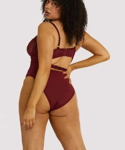 Gabi Fresh X Playful Promises Harper Bordeaux Bodysuit Bodies 8 Gabi Fresh X Playful Promises Harper Bordeaux Bodysuit Bodies