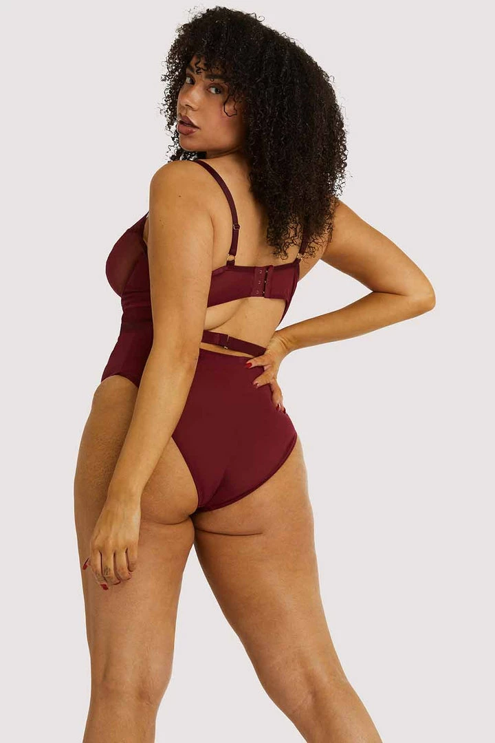 Gabi Fresh X Playful Promises Harper Bordeaux Bodysuit Bodies 5 Gabi Fresh X Playful Promises Harper Bordeaux Bodysuit Bodies