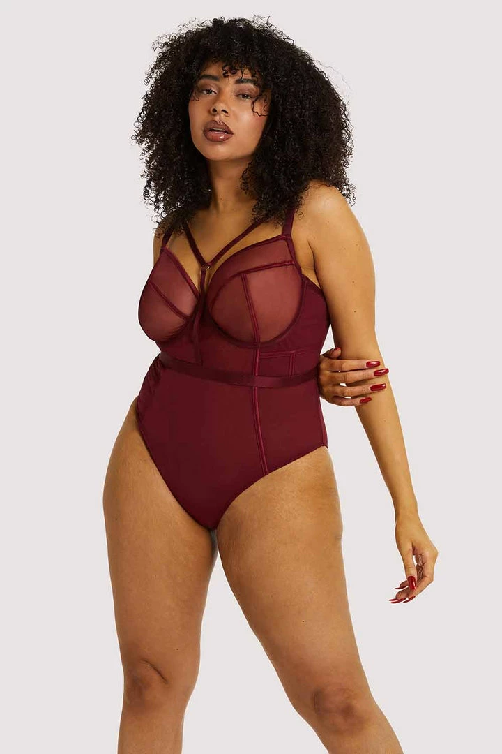 Gabi Fresh X Playful Promises Harper Bordeaux Bodysuit Bodies 3 Gabi Fresh X Playful Promises Harper Bordeaux Bodysuit Bodies