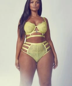 Playful Promises Curve Exclusive Outlet Devon Lime Lace Bra