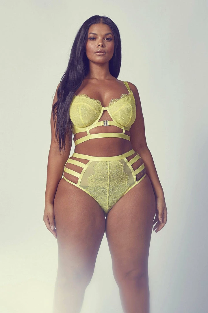 Playful Promises Curve Exclusive Outlet Devon Lime Lace Bra 3 Playful Promises Curve Exclusive Outlet Devon Lime Lace Bra