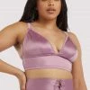 Playful Promises Curve Exclusive Outlet Eagan Blush Satin Bralette 1 Playful Promises Curve Exclusive Outlet Eagan Blush Satin Bralette