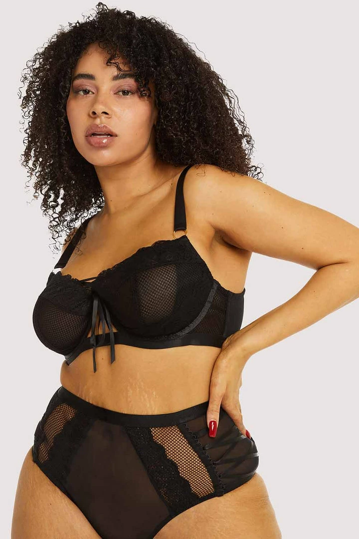 Playful Promises Curve Exclusive Outlet Ericka Black Plunge Bra 3 Playful Promises Curve Exclusive Outlet Ericka Black Plunge Bra