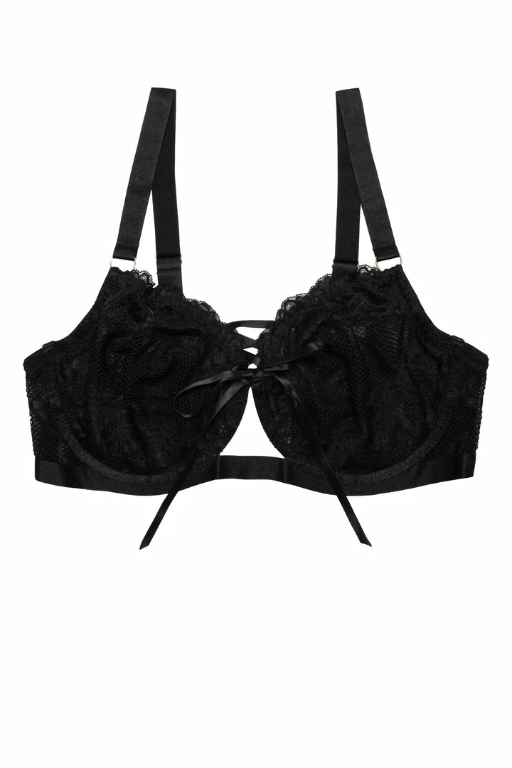 Playful Promises Curve Exclusive Outlet Ericka Black Plunge Bra 6 Playful Promises Curve Exclusive Outlet Ericka Black Plunge Bra