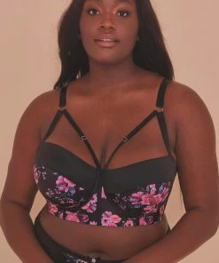 Playful Promises Curve Exclusive Jules Printed Longline Bra 11 Playful Promises Curve Exclusive Jules Printed Longline Bra