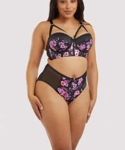 Playful Promises Curve Exclusive Jules Printed Longline Bra