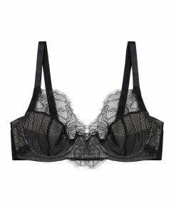 Playful Promises Curve Exclusive Khloe Black Floral Bra Outlet 13 Playful Promises Curve Exclusive Khloe Black Floral Bra Outlet