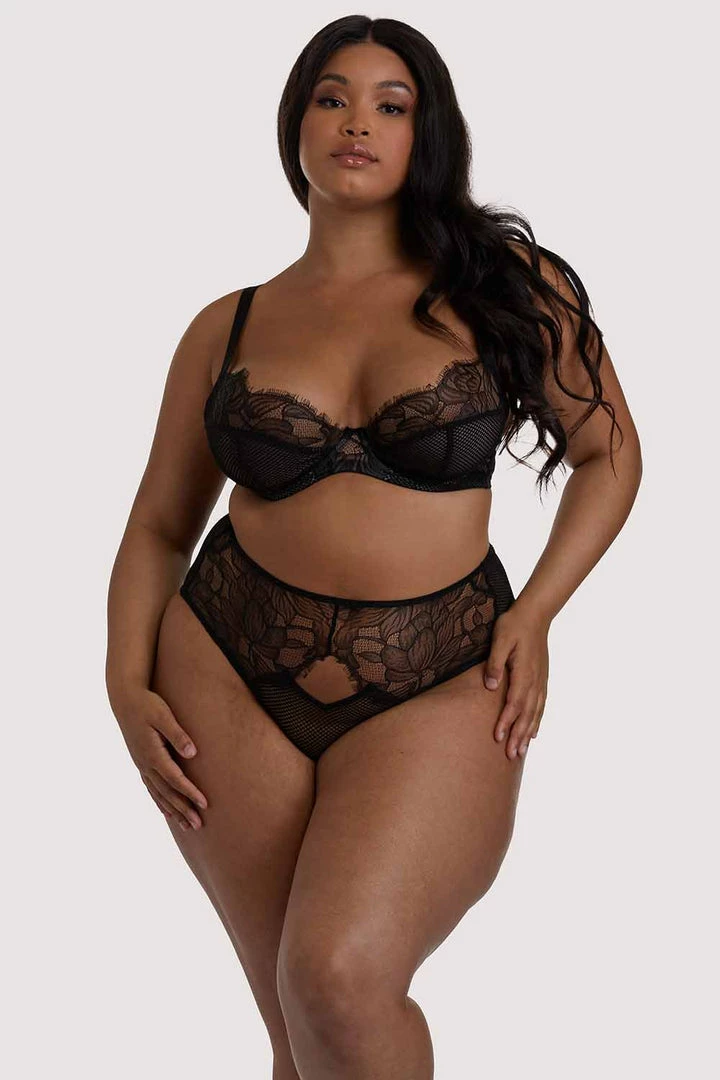 Playful Promises Curve Exclusive Khloe Black Floral Bra Outlet 7 Playful Promises Curve Exclusive Khloe Black Floral Bra Outlet