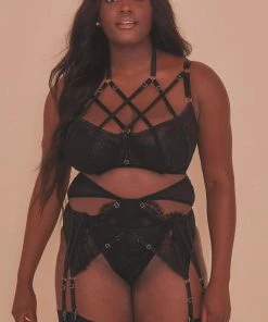 Playful Promises Curve Exclusive Leandra Strapped Up Bra