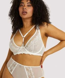 Playful Promises Curve Exclusive Leslie White High Apex Bra