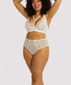 Playful Promises Curve Exclusive Leslie White High Apex Bra