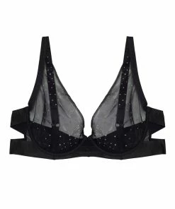 Playful Promises Curve Exclusive Outlet Lydia Black Diamante Bra