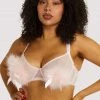 Playful Promises Curve Exclusive Marina Pink Feather Bra