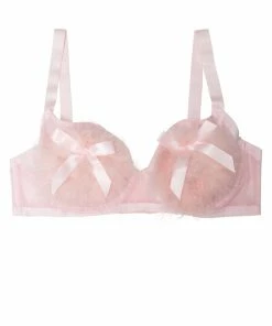 Playful Promises Curve Exclusive Marina Pink Feather Bra 11 Playful Promises Curve Exclusive Marina Pink Feather Bra