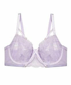 Playful Promises Curve Exclusive Mila Lilac Lace Bra Outlet