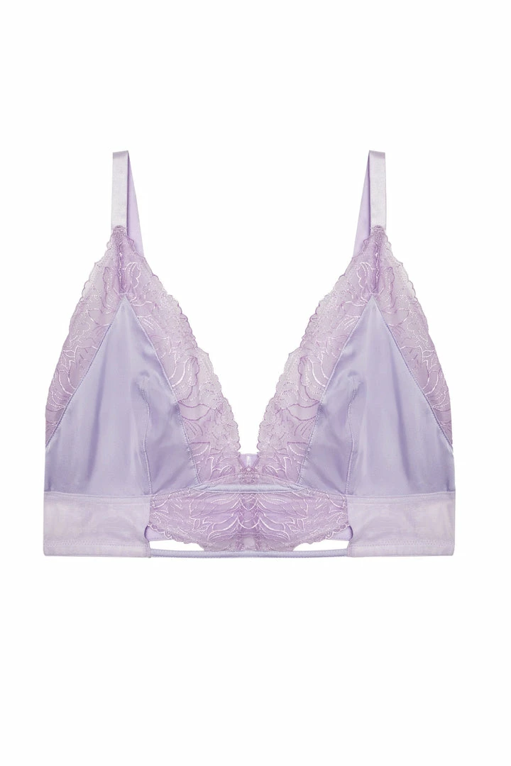 Playful Promises Curve Exclusive Mila Lilac Lace Triangle Bra Outlet 7 Playful Promises Curve Exclusive Mila Lilac Lace Triangle Bra Outlet