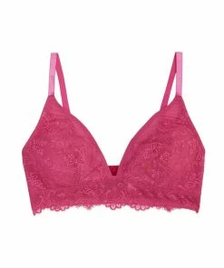 Playful Promises Curve Exclusive Pink Bella Lace Soft Cup Bra