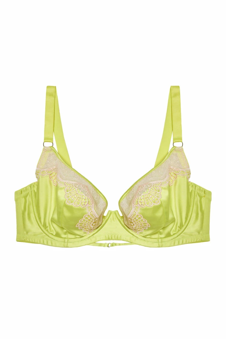 Playful Promises Curve Exclusive Vivi Chartreuse Plunge Bra 7 Playful Promises Curve Exclusive Vivi Chartreuse Plunge Bra