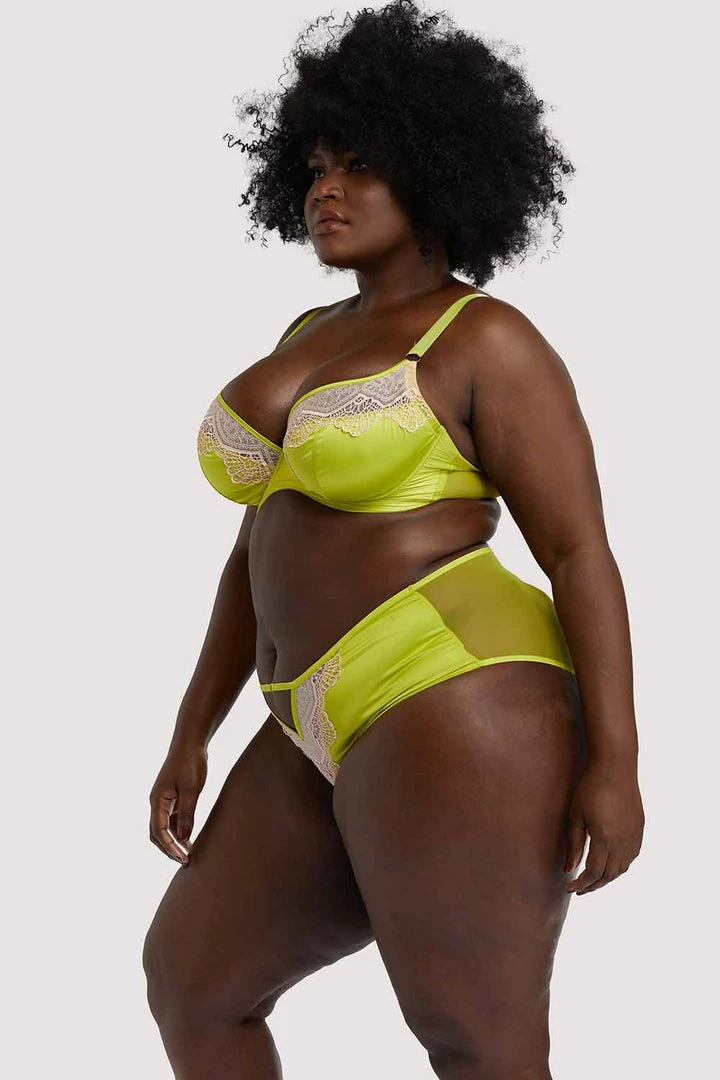 Playful Promises Curve Exclusive Vivi Chartreuse Plunge Bra 6 Playful Promises Curve Exclusive Vivi Chartreuse Plunge Bra