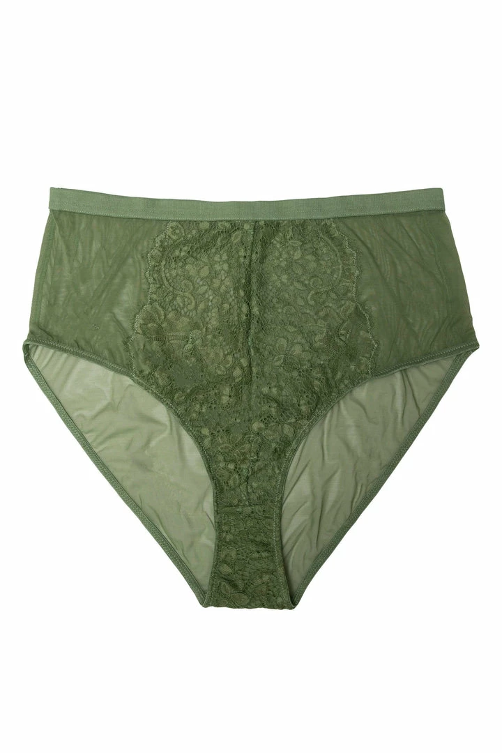Gabi Fresh X Playful Promises Everyday Lingerie Gabi Fresh Bella Olive High Waist Brief 8 Gabi Fresh X Playful Promises Everyday Lingerie Gabi Fresh Bella Olive High Waist Brief