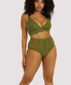 Gabi Fresh X Playful Promises Everyday Lingerie Gabi Fresh Bella Olive High Waist Brief 10 Gabi Fresh X Playful Promises Everyday Lingerie Gabi Fresh Bella Olive High Waist Brief