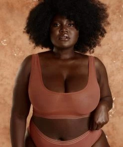 Playful Promises Curve Exclusive Chelsea Cinnamon Mesh Highwaist Brief 11 Playful Promises Curve Exclusive Chelsea Cinnamon Mesh Highwaist Brief