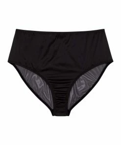 Playful Promises Curve Exclusive Eagan Black Satin High Waist Knicker 17 Playful Promises Curve Exclusive Eagan Black Satin High Waist Knicker