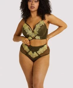 Playful Promises Curve Exclusive Jari Moss High Waisted Brief Outlet