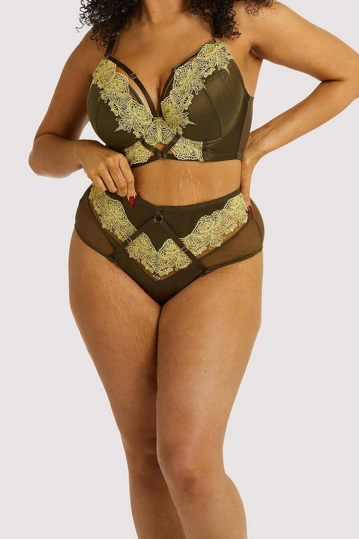 Playful Promises Curve Exclusive Jari Moss High Waisted Brief Outlet 3 Playful Promises Curve Exclusive Jari Moss High Waisted Brief Outlet