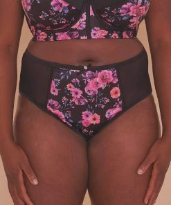 Playful Promises Curve Exclusive Outlet Jules Printed High Waist Knicker