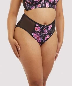 Playful Promises Curve Exclusive Outlet Jules Printed High Waist Knicker
