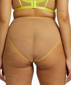 Playful Promises Curve Exclusive Kinsley Neon Strappy High Waist Brief
