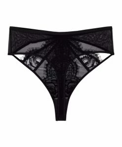 Playful Promises Curve Exclusive Outlet Leandra Strapped Up High Waist Knicker