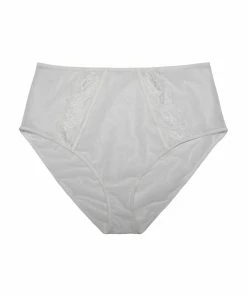 Playful Promises Curve Exclusive Outlet Leslie White High Waist Brief
