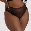 Playful Promises Curve Exclusive Outlet Lydia Black Diamante Highwaist Thong