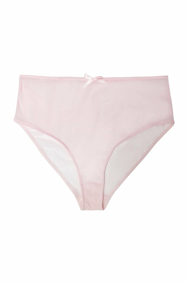 Playful Promises Curve Exclusive Marina Pink High Waisted Mesh Brief Outlet 7 Playful Promises Curve Exclusive Marina Pink High Waisted Mesh Brief Outlet