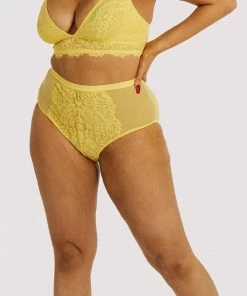 Gabi Fresh X Playful Promises Gabi Fresh Bella Lemon High Waist Brief Everyday Lingerie