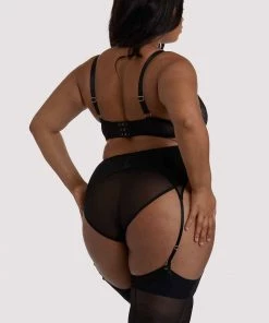 Playful Promises Curve Exclusive Suspenders Brianna Black Mesh Suspender 11 Playful Promises Curve Exclusive Suspenders Brianna Black Mesh Suspender