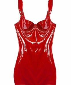 Hustler Maxine Red PVC Wired Dress 21 Hustler Maxine Red PVC Wired Dress