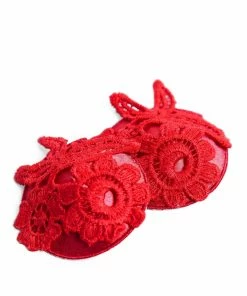 Hustler Red Applique Nipple Pasties